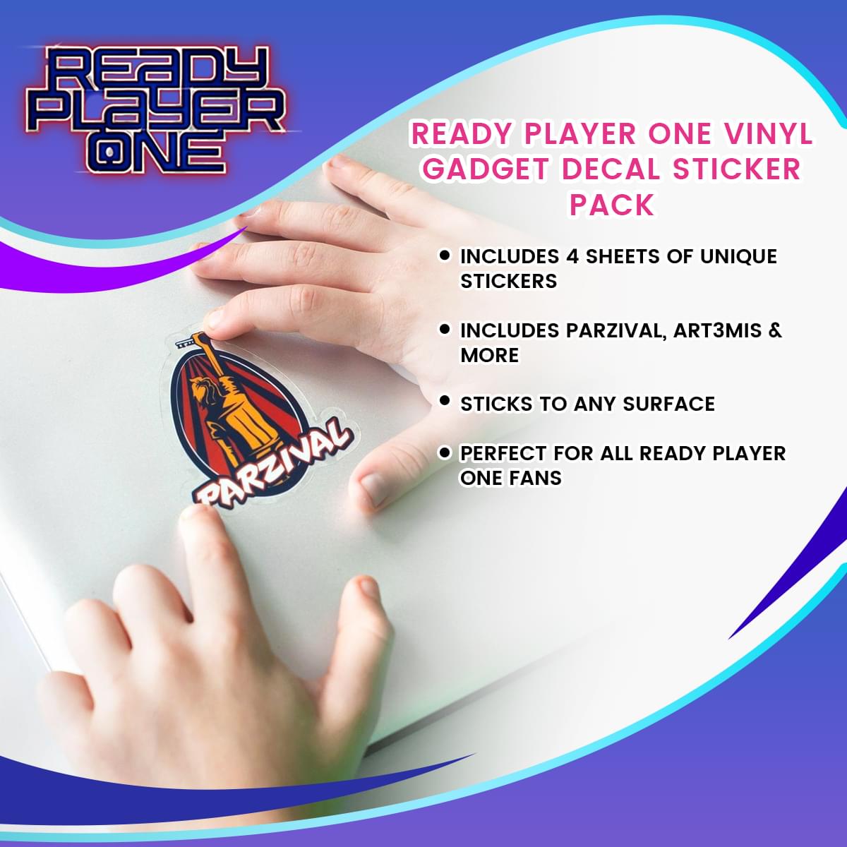 Ready Player One Vinyl Gadget Decal Sticker Pack