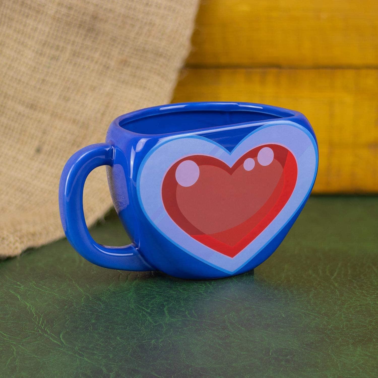 The Legend of Zelda Heart Container Scultped Ceramic Coffee Mug