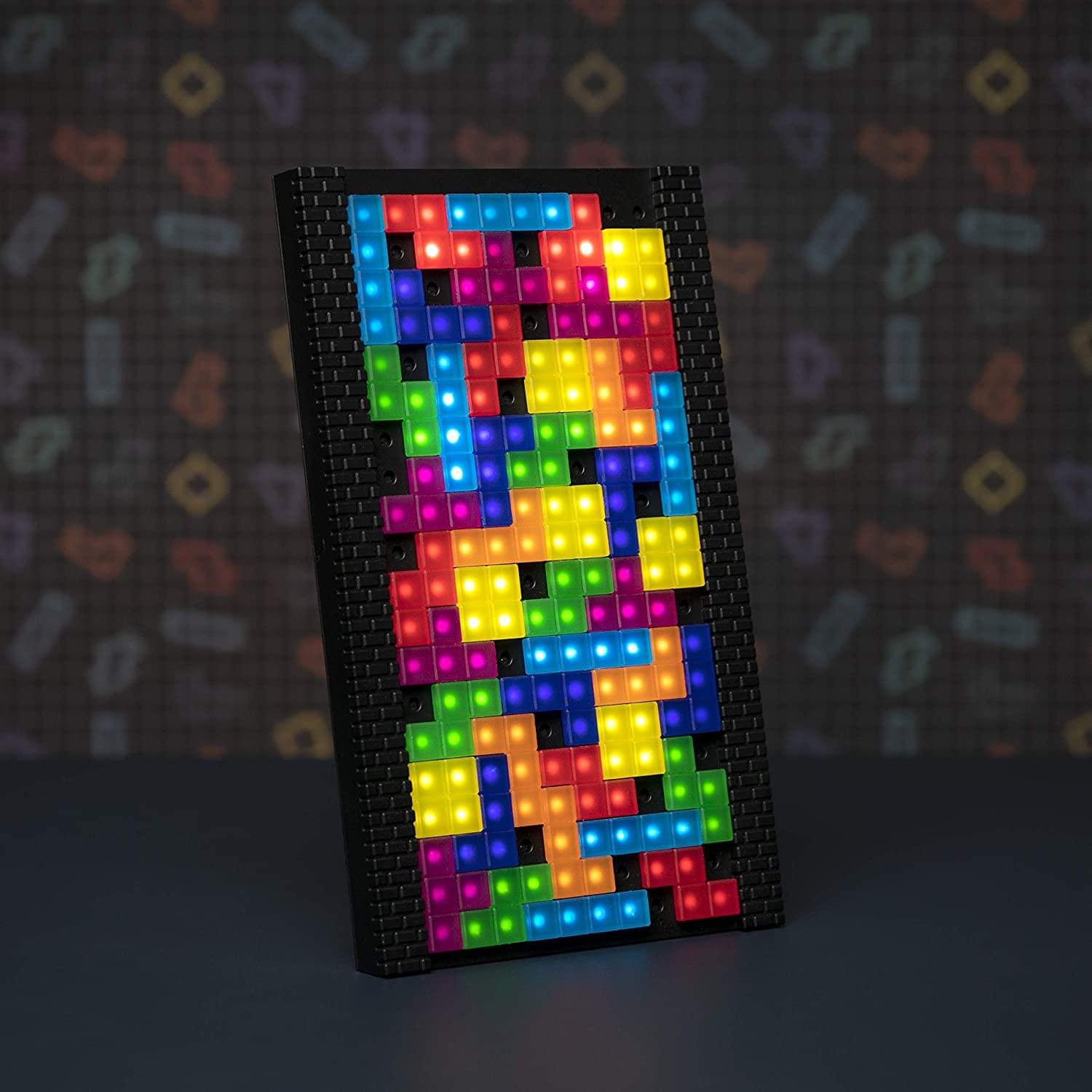Tetris USB Light | Interactive Lamp w/ 53 Moveable Tetrimino Pieces
