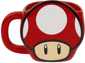 Super Mario Super Mushroom 11oz Shaped Ceramic Coffee Mug