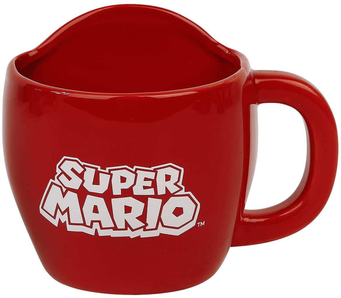 Super Mario Super Mushroom 11oz Shaped Ceramic Coffee Mug