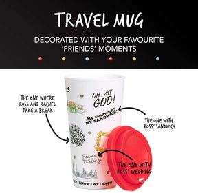 Friends Central Perk 15oz Travel Mug