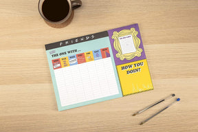 Friends TV Sitcom Themed Desk Planner | Weekly Calendar | 52 Pages