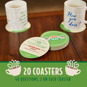 Friends Central Perk Trivia Drink Coasters | Set of 20