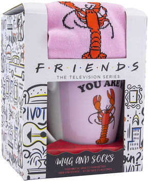 Friends 11oz Lobster Mug and Socks Gift Set