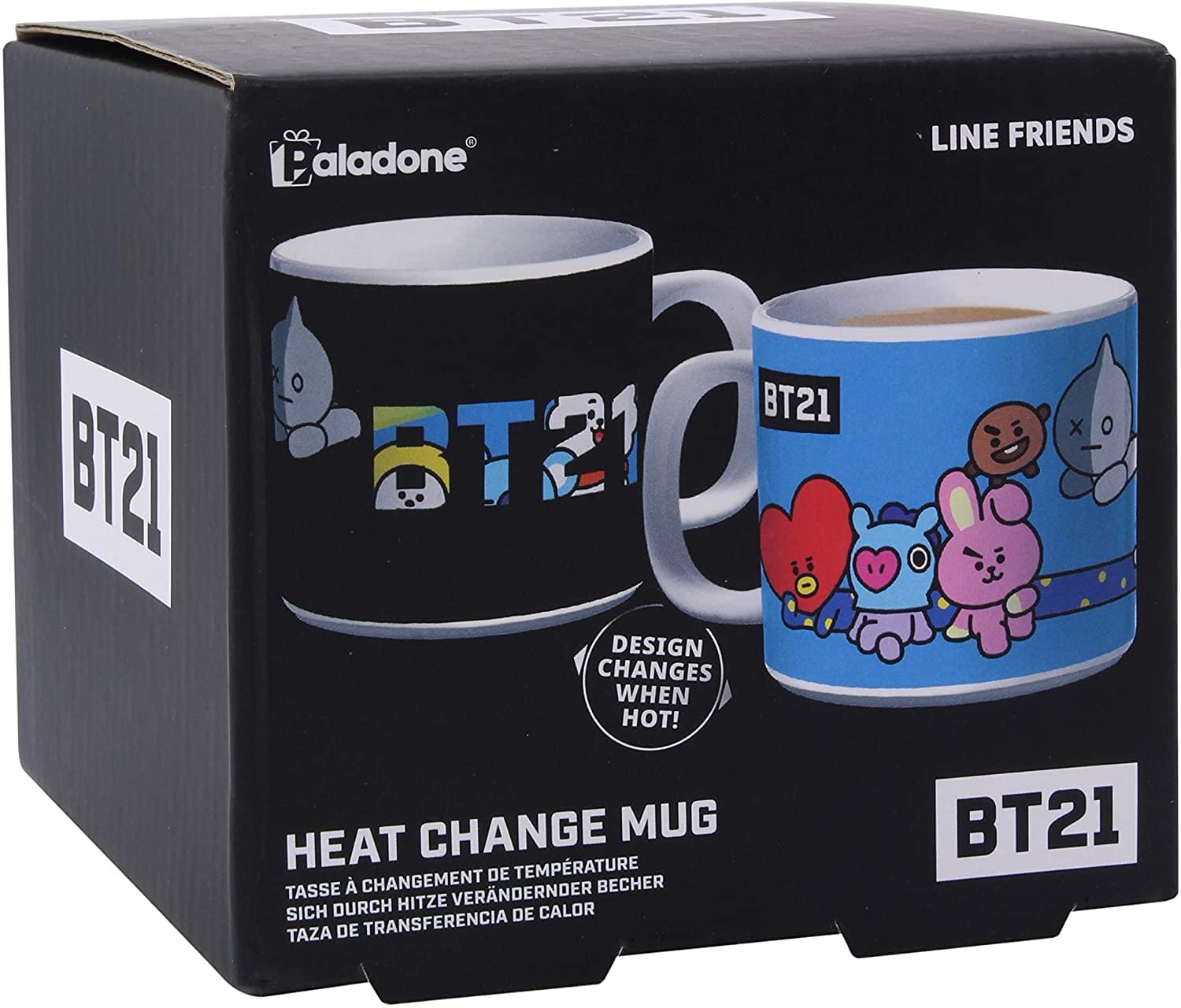 Line Friends BT21 12 oz Heat Change Ceramic Coffee Mug