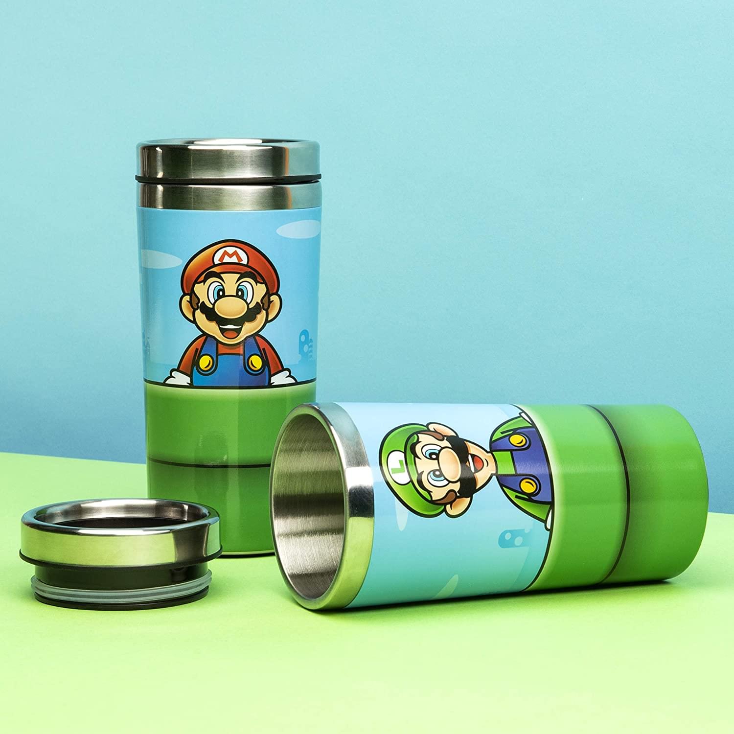 Super Mario Warp Pipe 15oz Stainless Steel Travel Mug