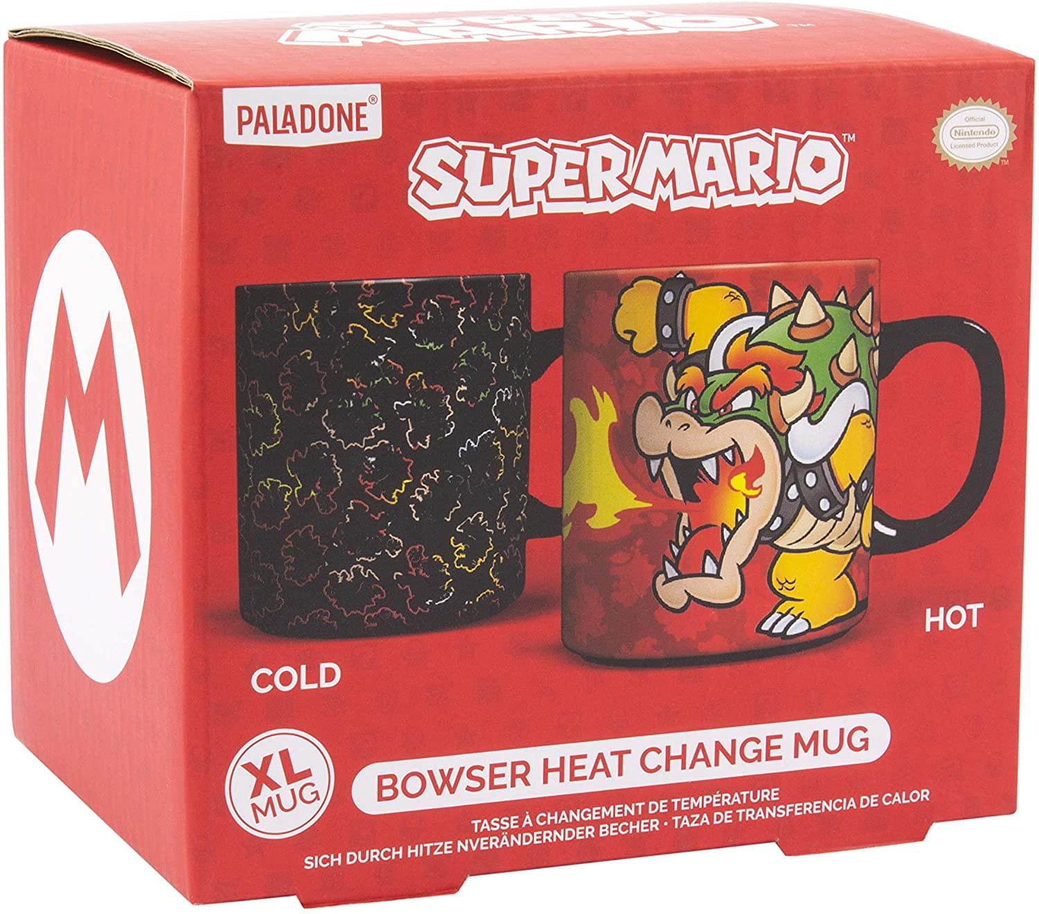 Super Mario Bowser Oversized 18.5oz Heat Change Ceramic Mug