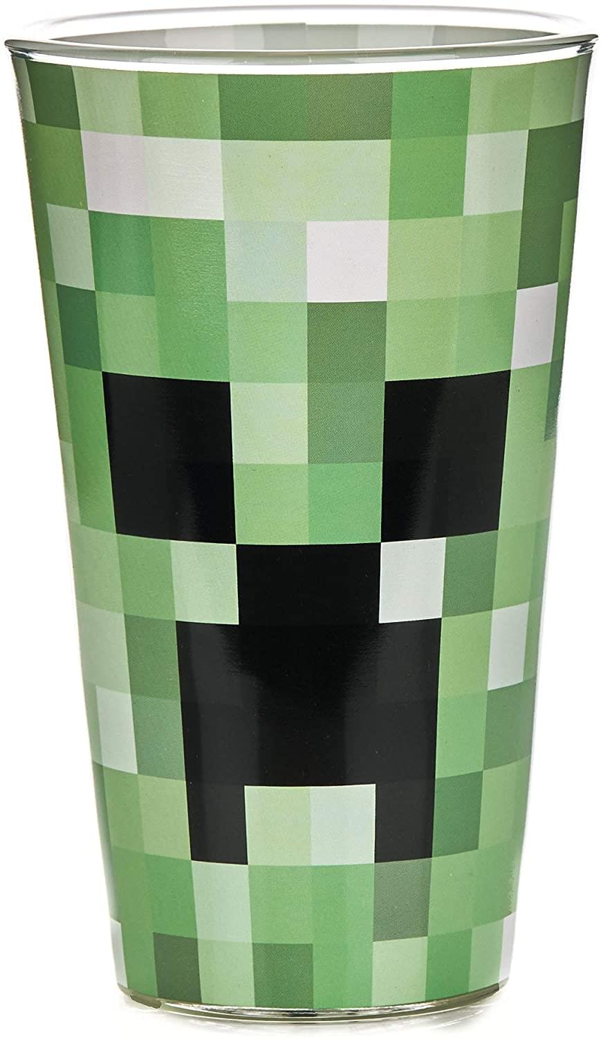 Minecraft Creeper 14oz Glass Tumbler