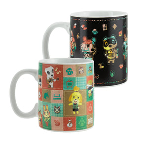 Animal Crossing Characters 10oz Heat Change Ceramic Mug