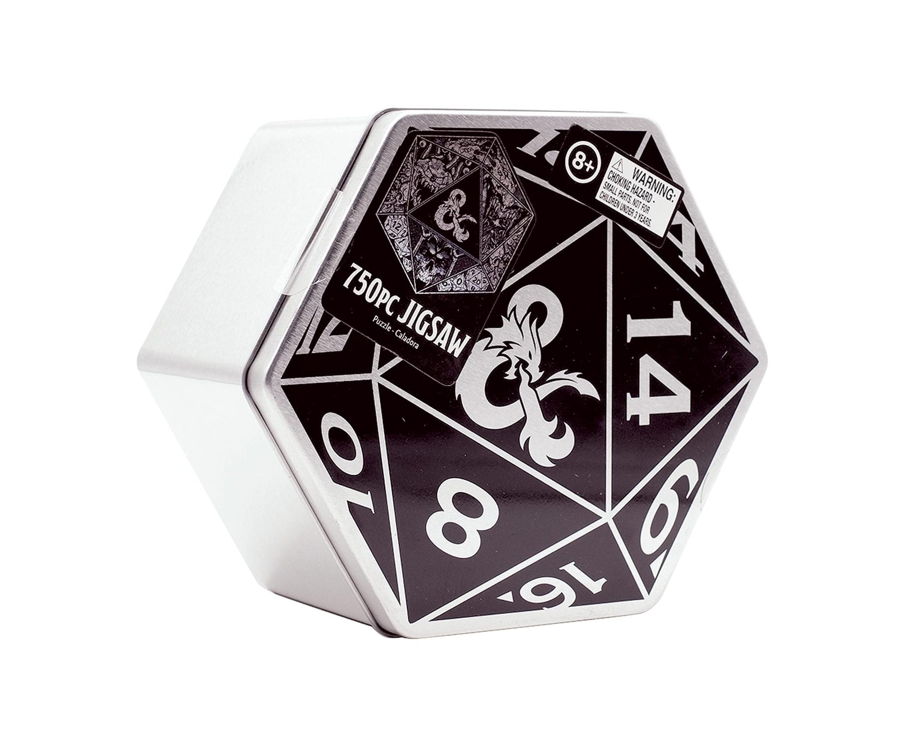 Dungeons & Dragons 20-Sided Die-Shaped 750 Piece Jigsaw Puzzle