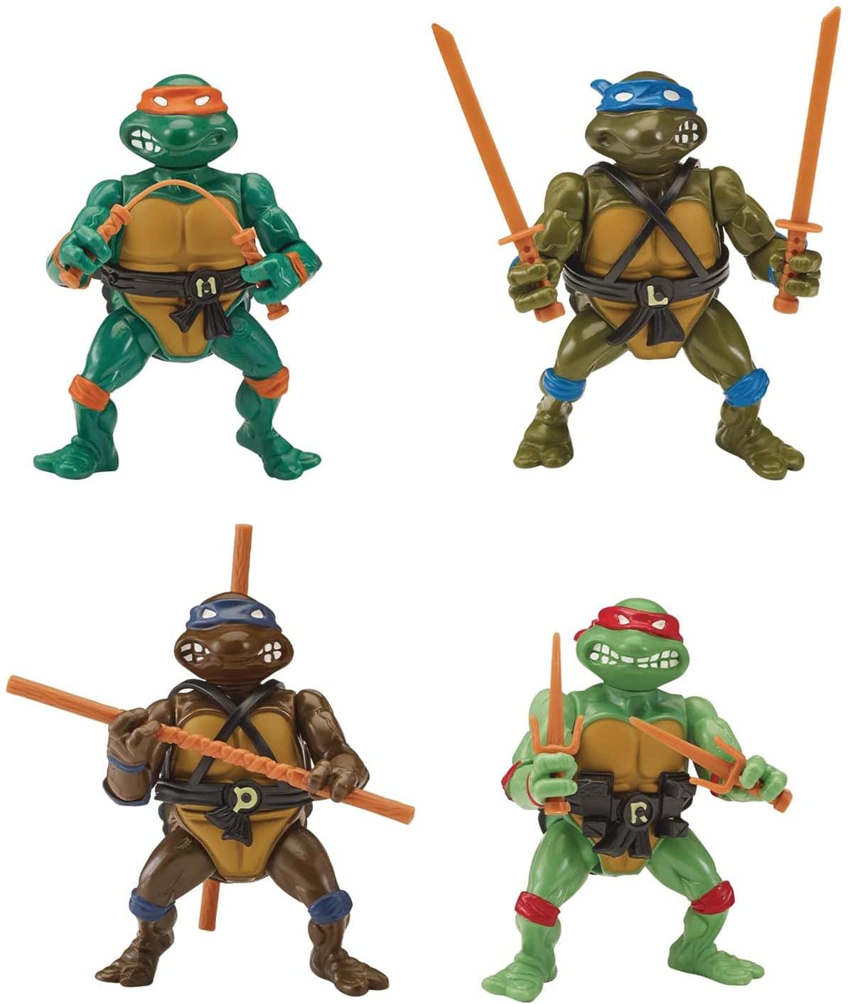 Teenage Mutant Ninja Turtles Exclusive Retro Rotocast 6-Piece Action Figure Set