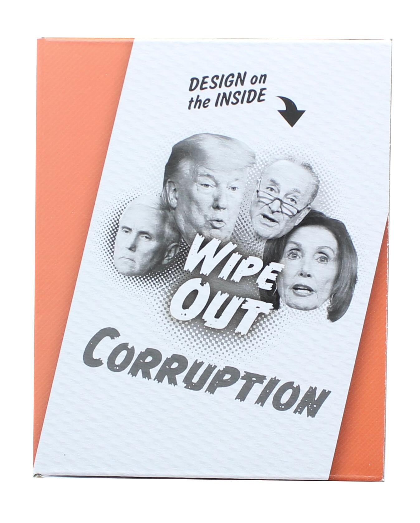 Tissue Time Wipe Out Corruption Novelty Toilet Paper | One Roll