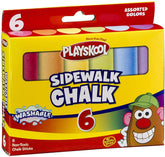 Playskool 6-Piece Washable Sidewalk Chalk