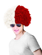 University of Arkansas Costume Wig Adult