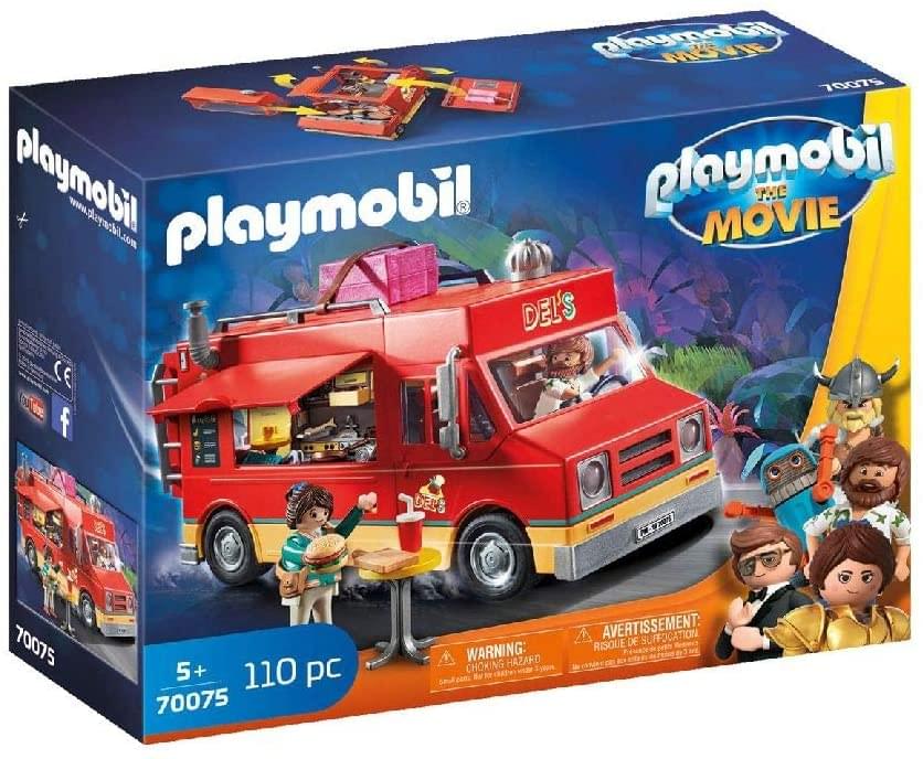 Playmobil The Movie 70075 Del's Food Truck Building Set | 110 Pieces