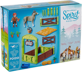 Playmobil 70120 Spirit Riding Free Snips & Señor Carrots with Horse Stall Playset