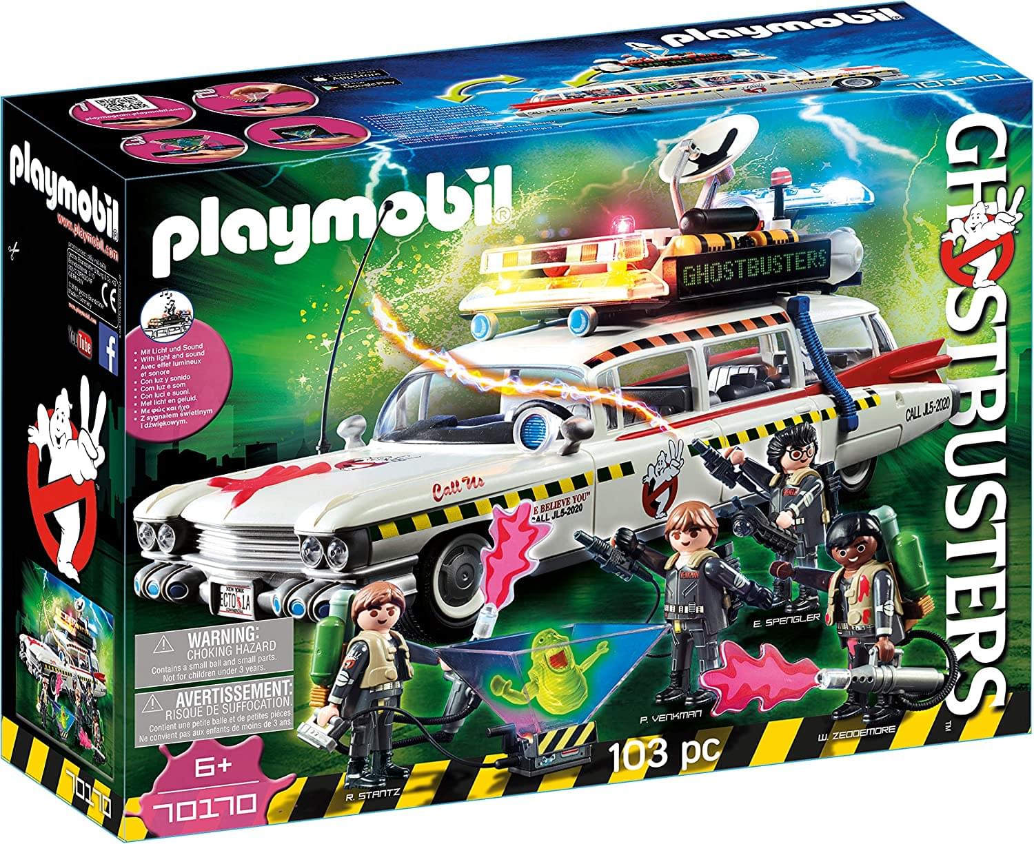 Ghostbusters Playmobil 70170 Ecto-1 103 Piece Building Set