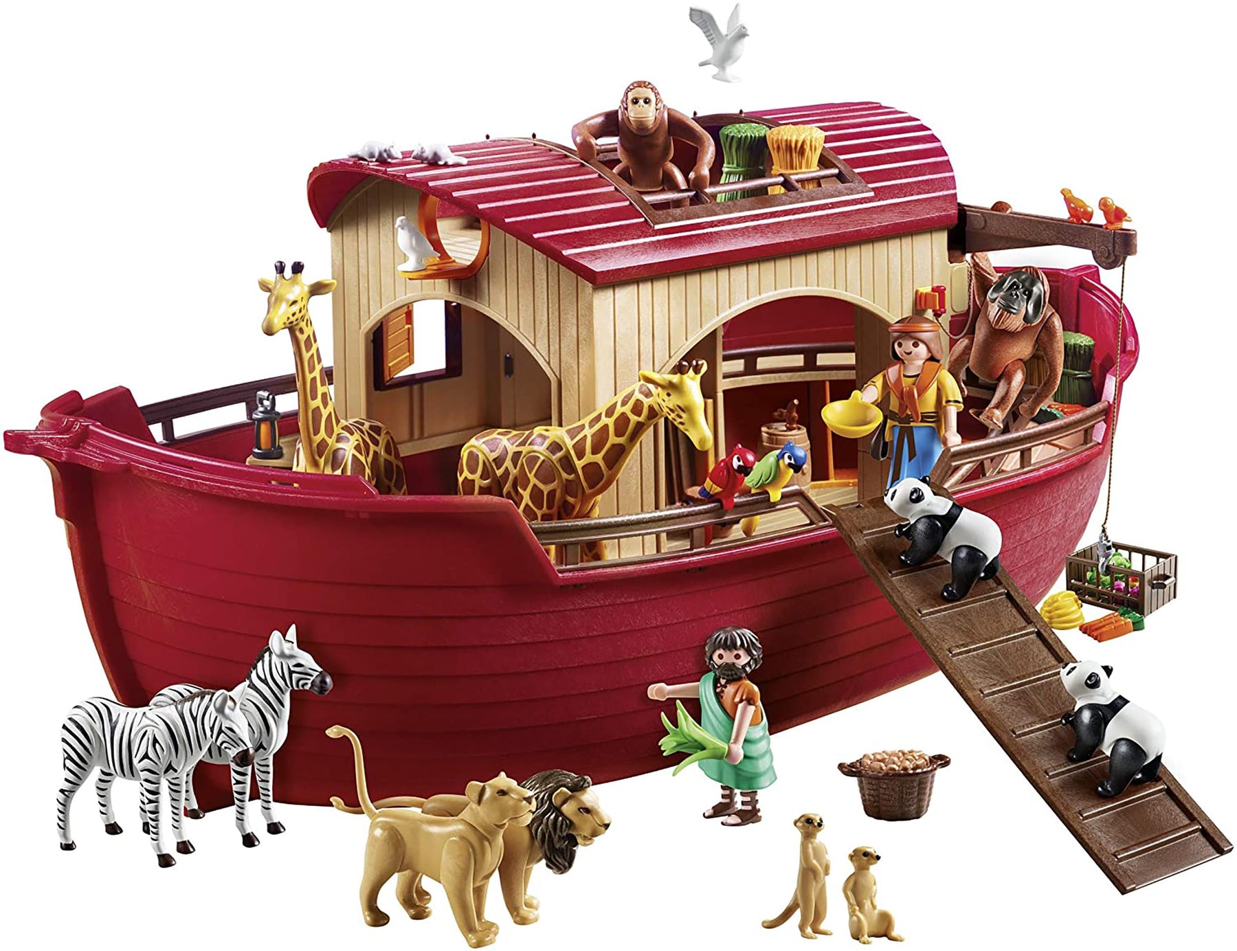 Playmobil 9373 Wild Life Floating Noahs Ark Building Set