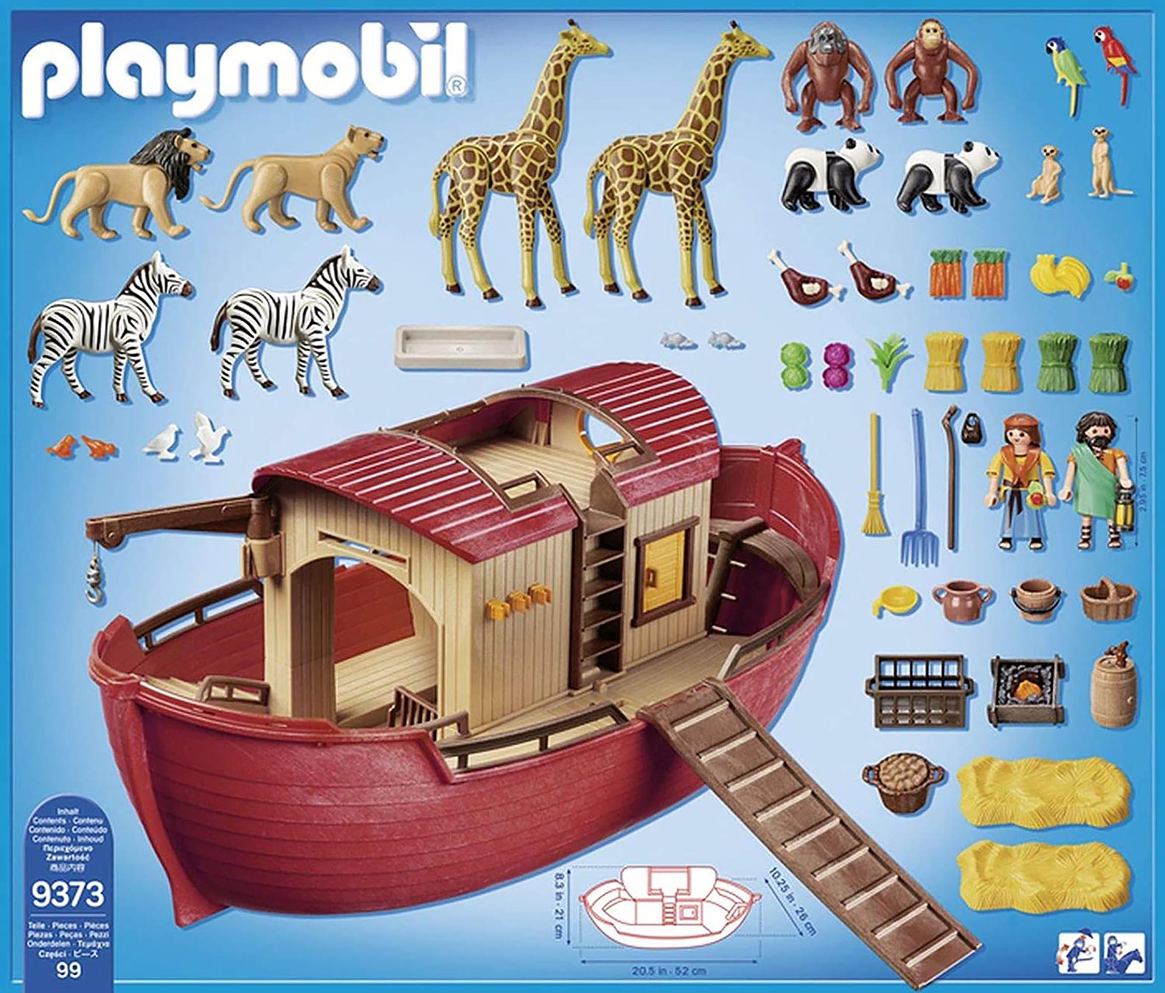 Playmobil 9373 Wild Life Floating Noahs Ark Building Set