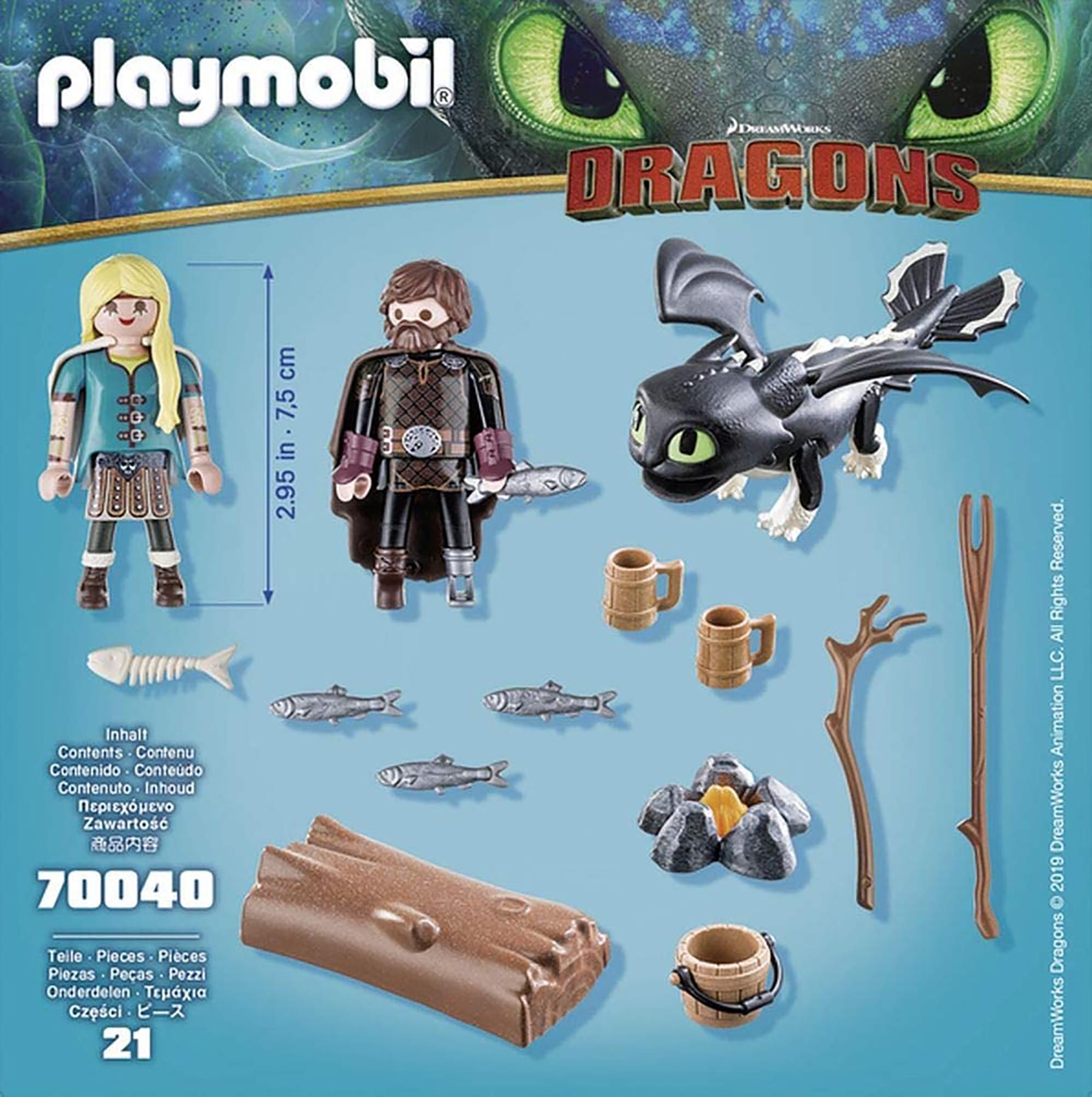 Playmobil How to Train Your Dragon III Hiccup & Astrid with Baby Dragon