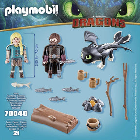 Playmobil How to Train Your Dragon III Hiccup & Astrid with Baby Dragon
