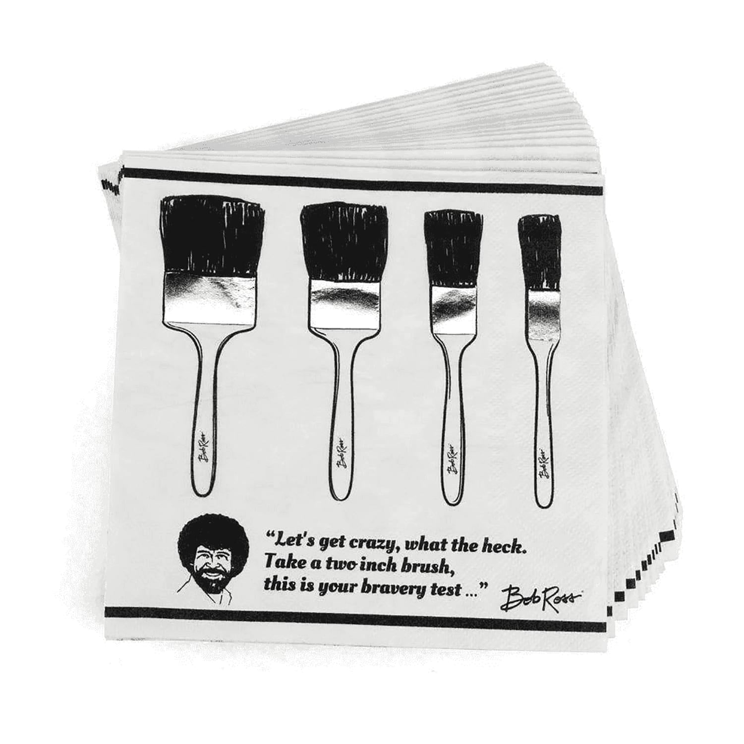 Bob Ross Classic Luncheon Party Napkins | 20 Pack