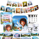 Bob Ross Classic Birthday Party Supplies Pack | 66 Pieces | Serves 8 Guests
