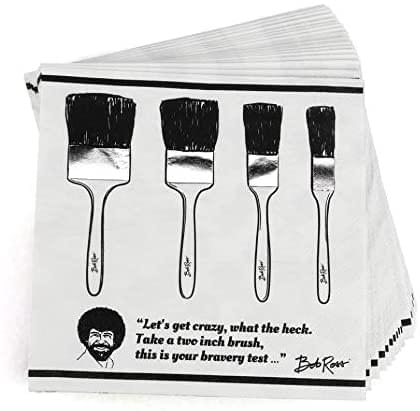 Bob Ross Classic Birthday Party Supplies Pack | 66 Pieces | Serves 8 Guests