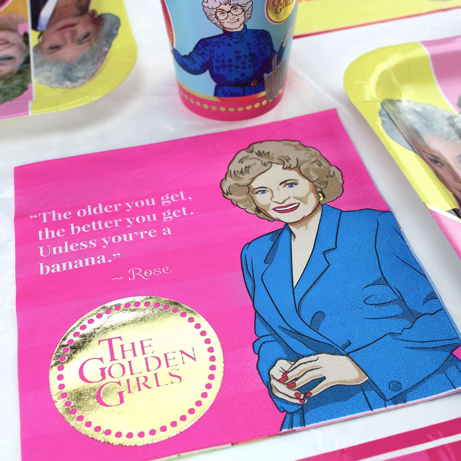The Golden Girls Lunch Party Napkins | 16 Pack