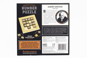 Einsteins Number Puzzle 3D Brain Teaser Puzzle
