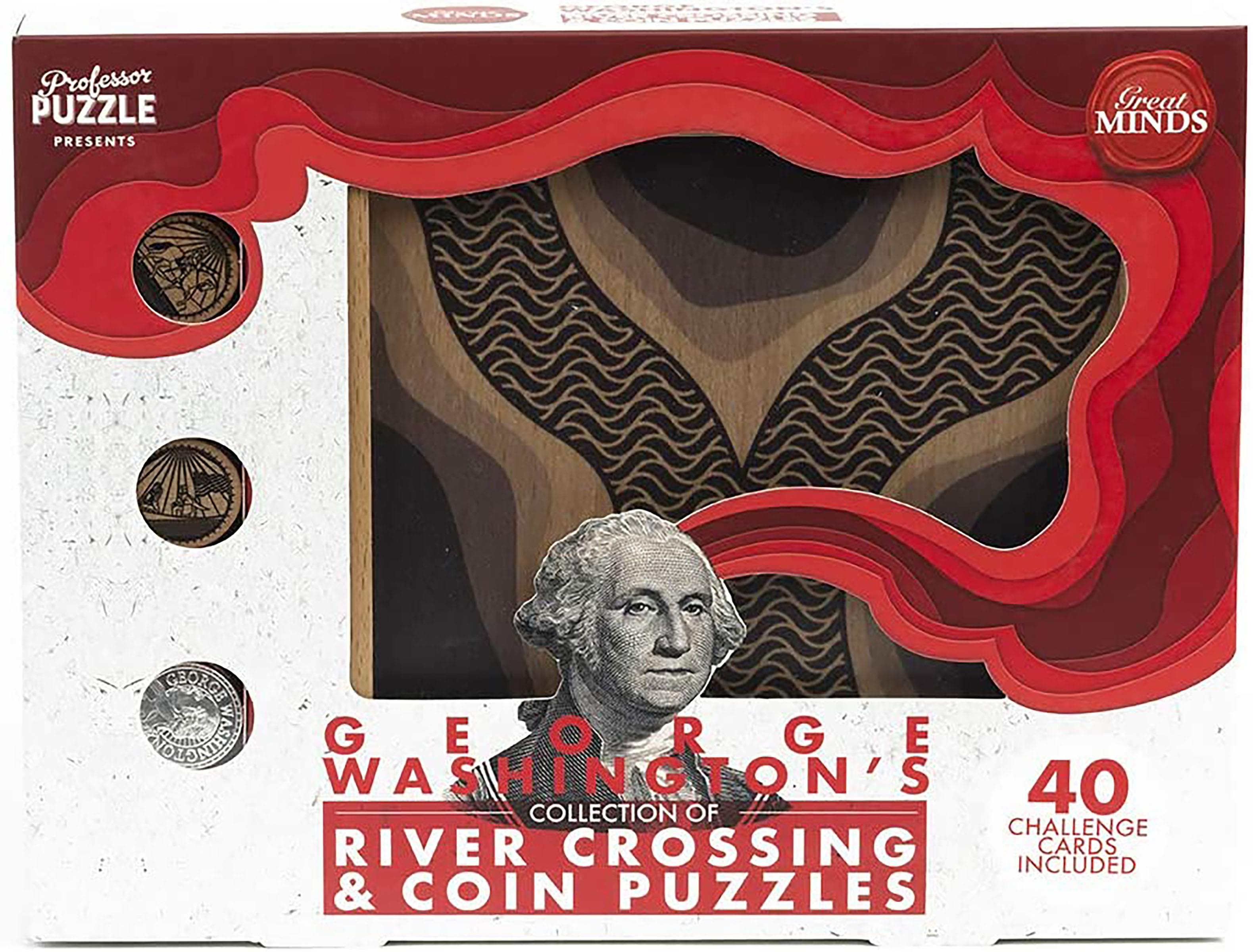 George Washington’s Coin Challenges 3D Brain Teaser Puzzle