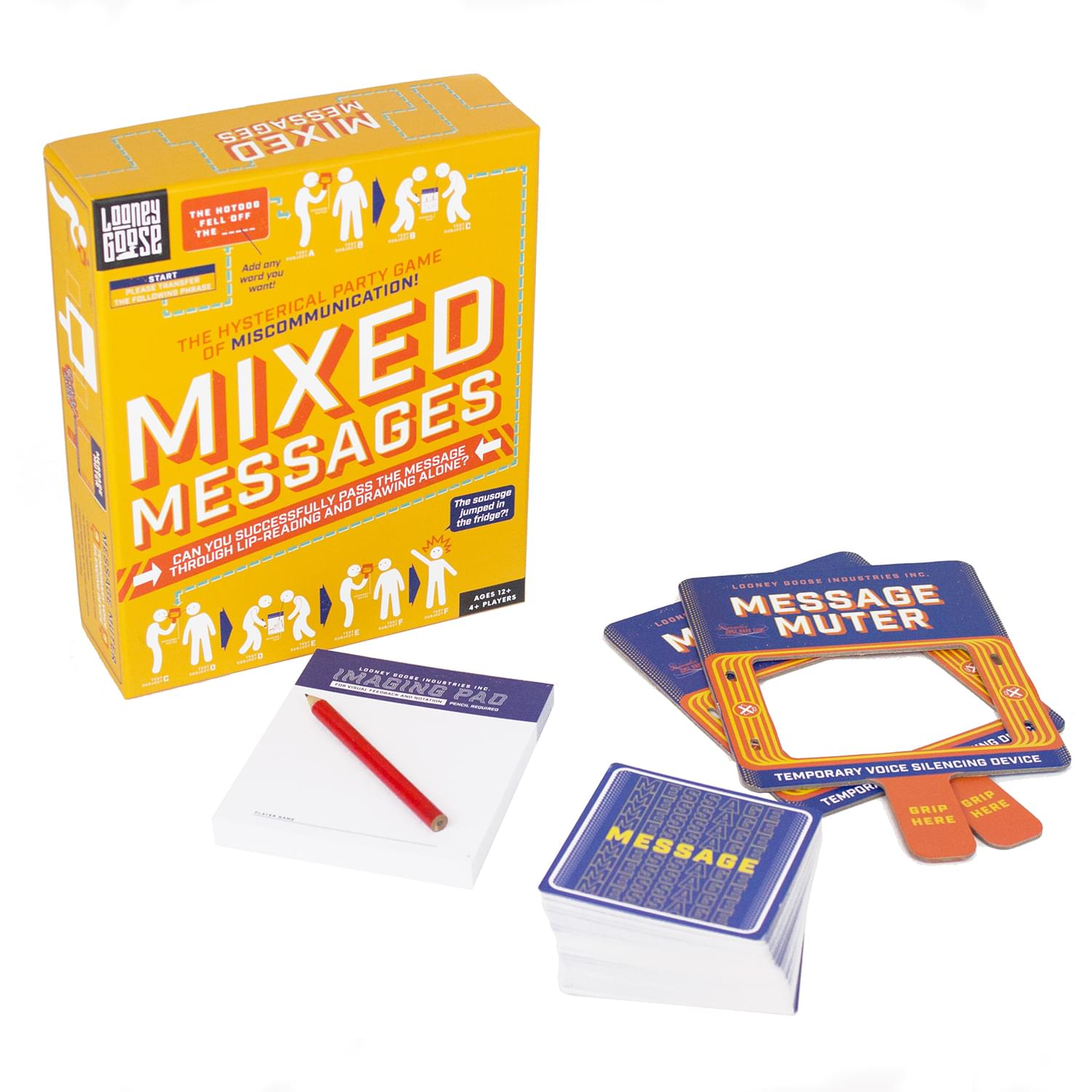 Mixed Messages Lip Reading & Drawing Party Game | 4+ Players