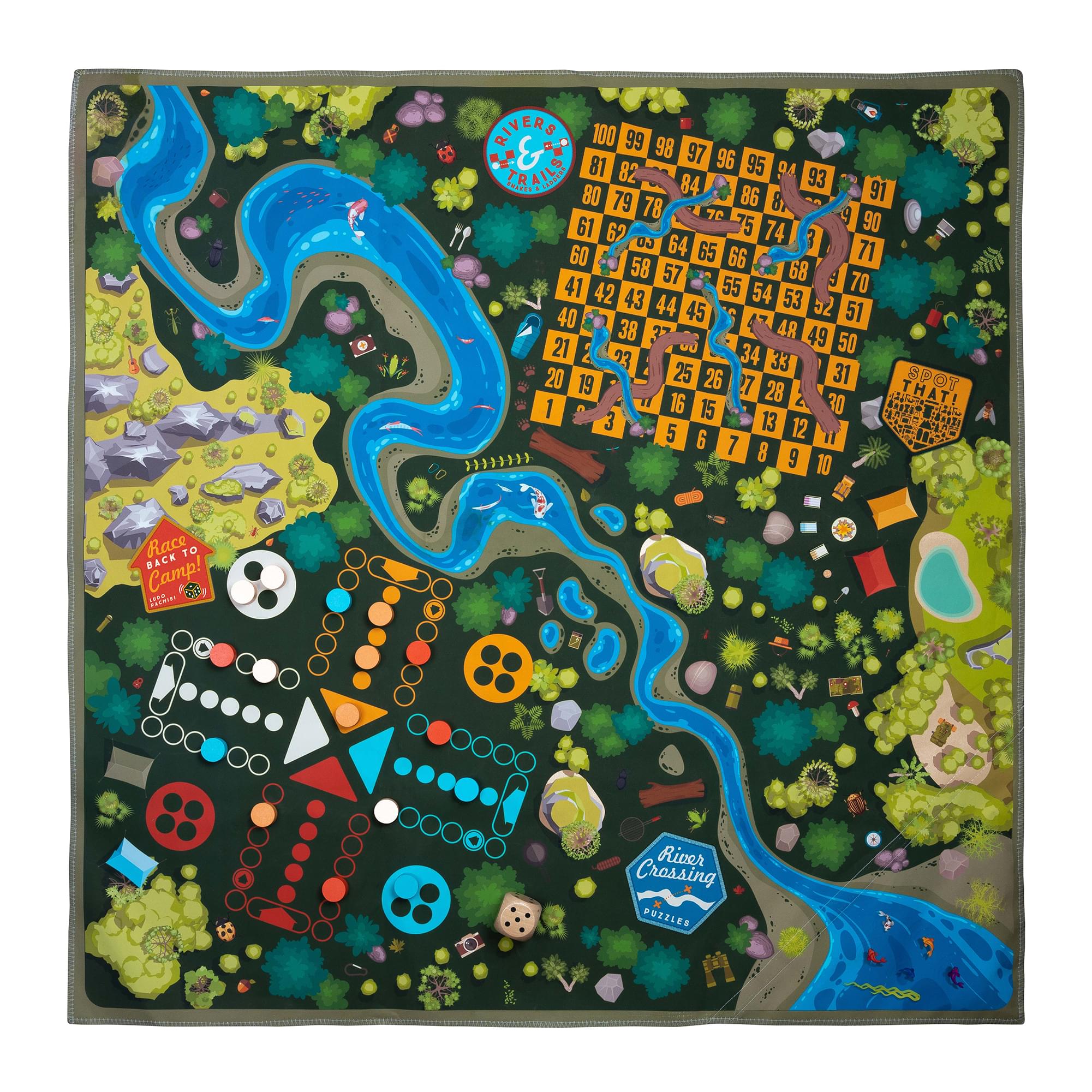 Summer Camp Game Mat | 2-4 Players