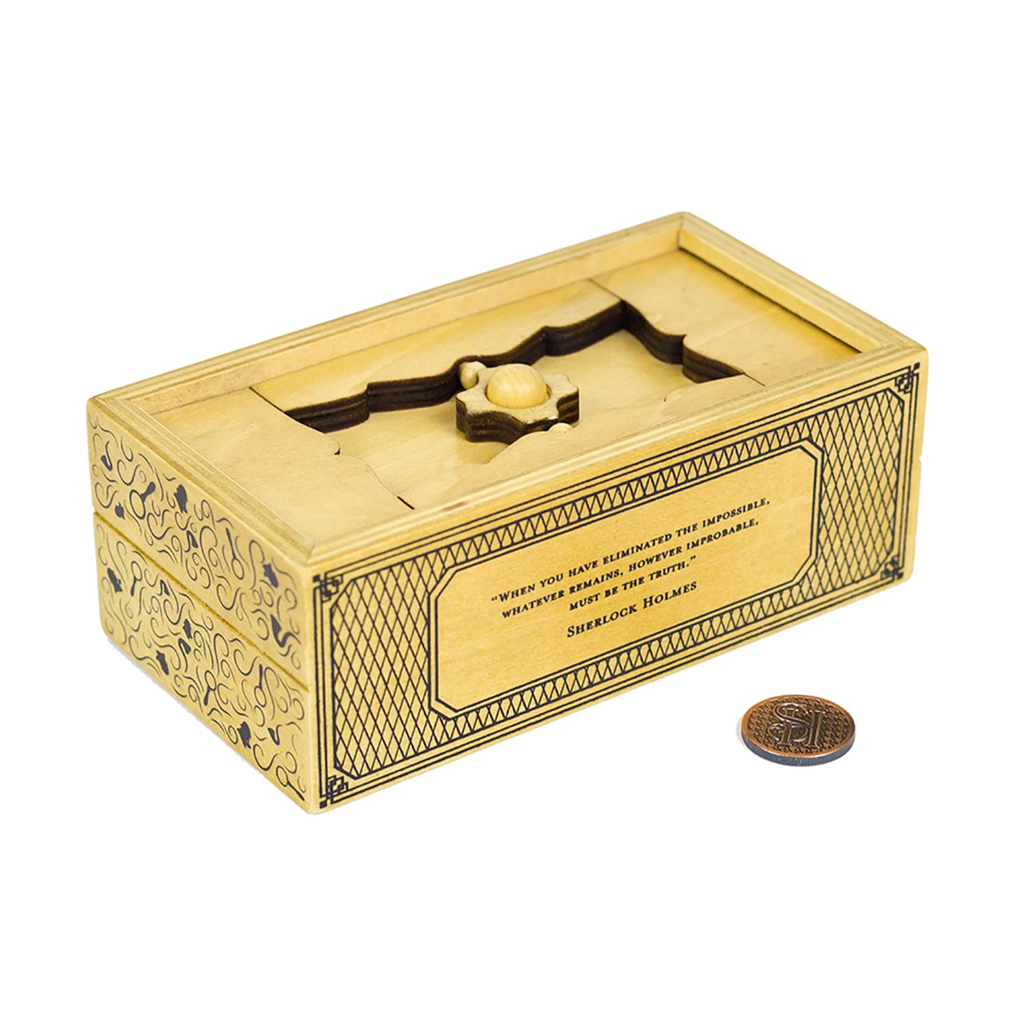 Sherlock Holmes The Case of the Treasury Safe 3D Brain Teaser Puzzle