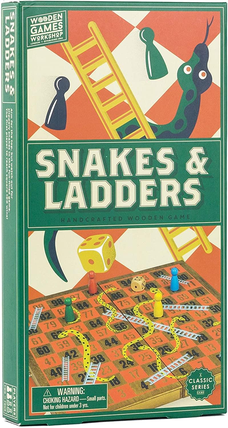 Snakes and Ladders | Classic Wooden Family Board Game