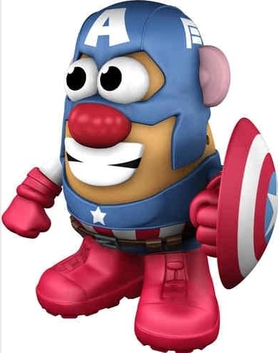 Mr. Potato Head Marvel Captain America 6" Spud
