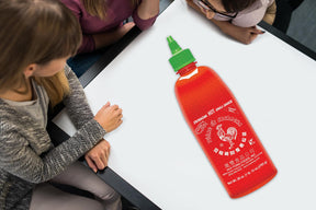 Sriracha Hot Sauce Bottle Shaped 1000 Piece Jigsaw Puzzle