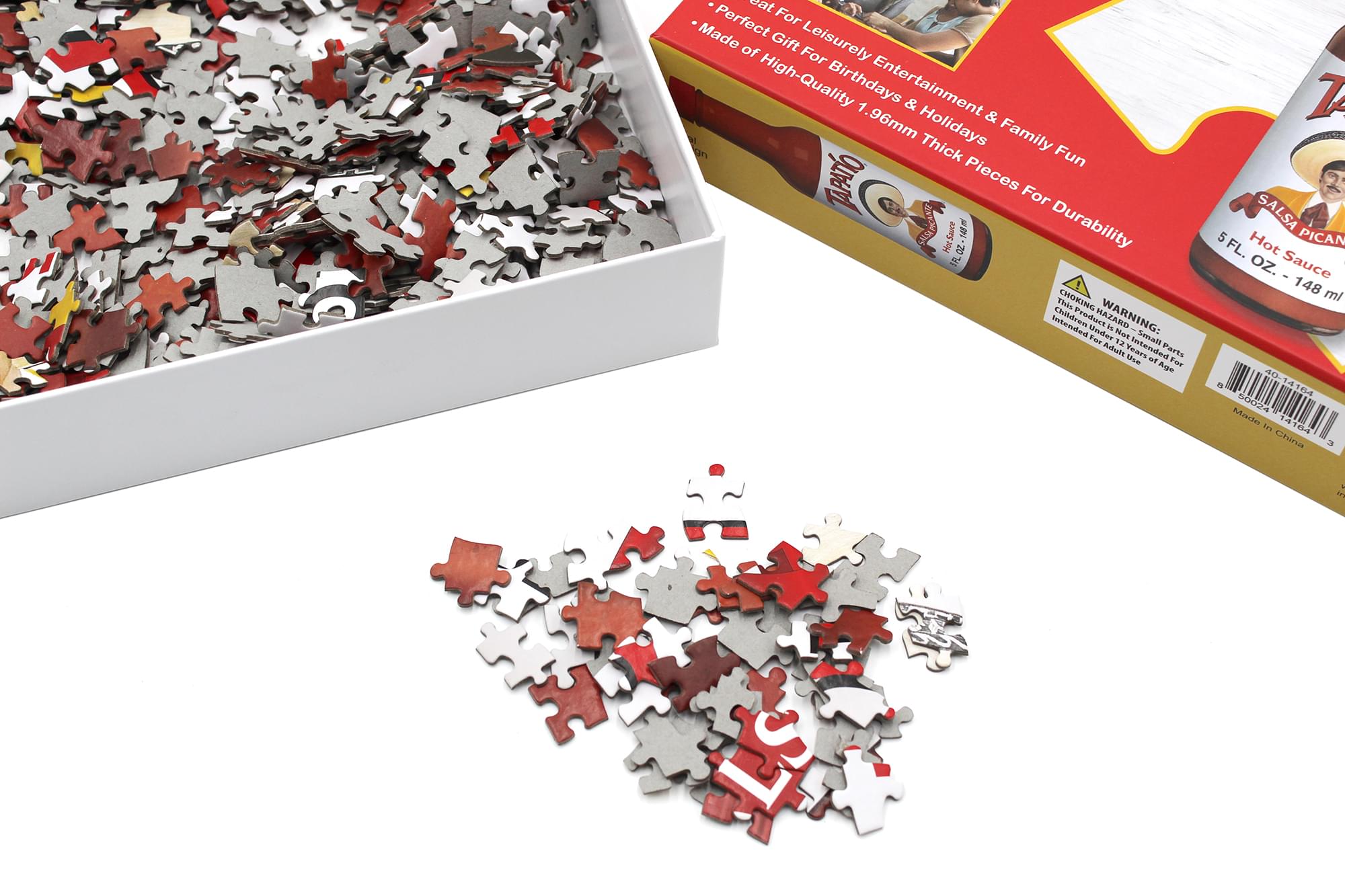 Tapatío Hot Sauce Bottle Shaped 900 Piece Jigsaw Puzzle