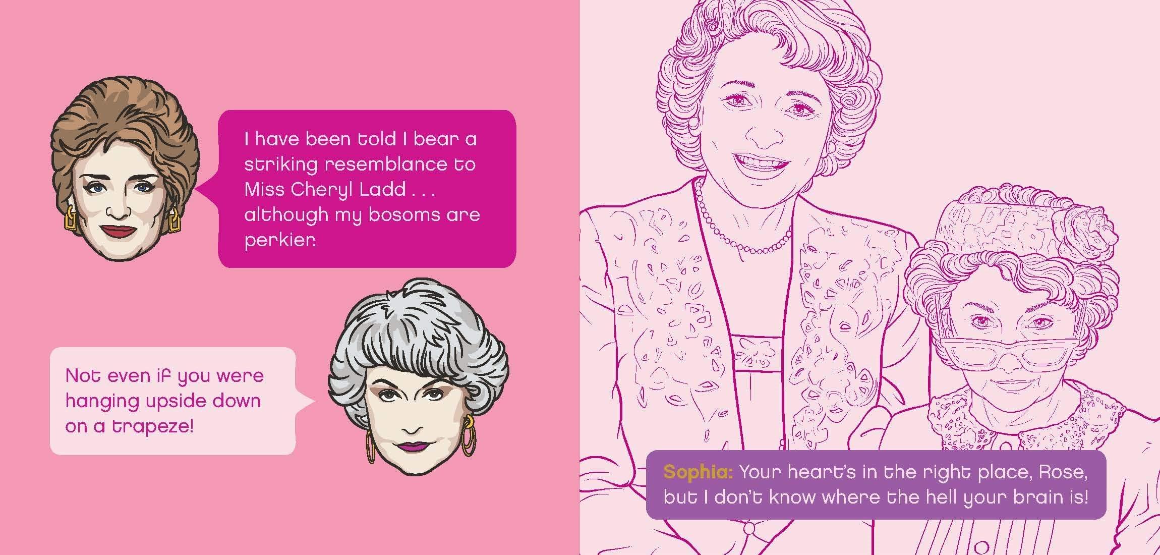 Golden Rules Wit and Wisdom of The Golden Girls Hardcover Book