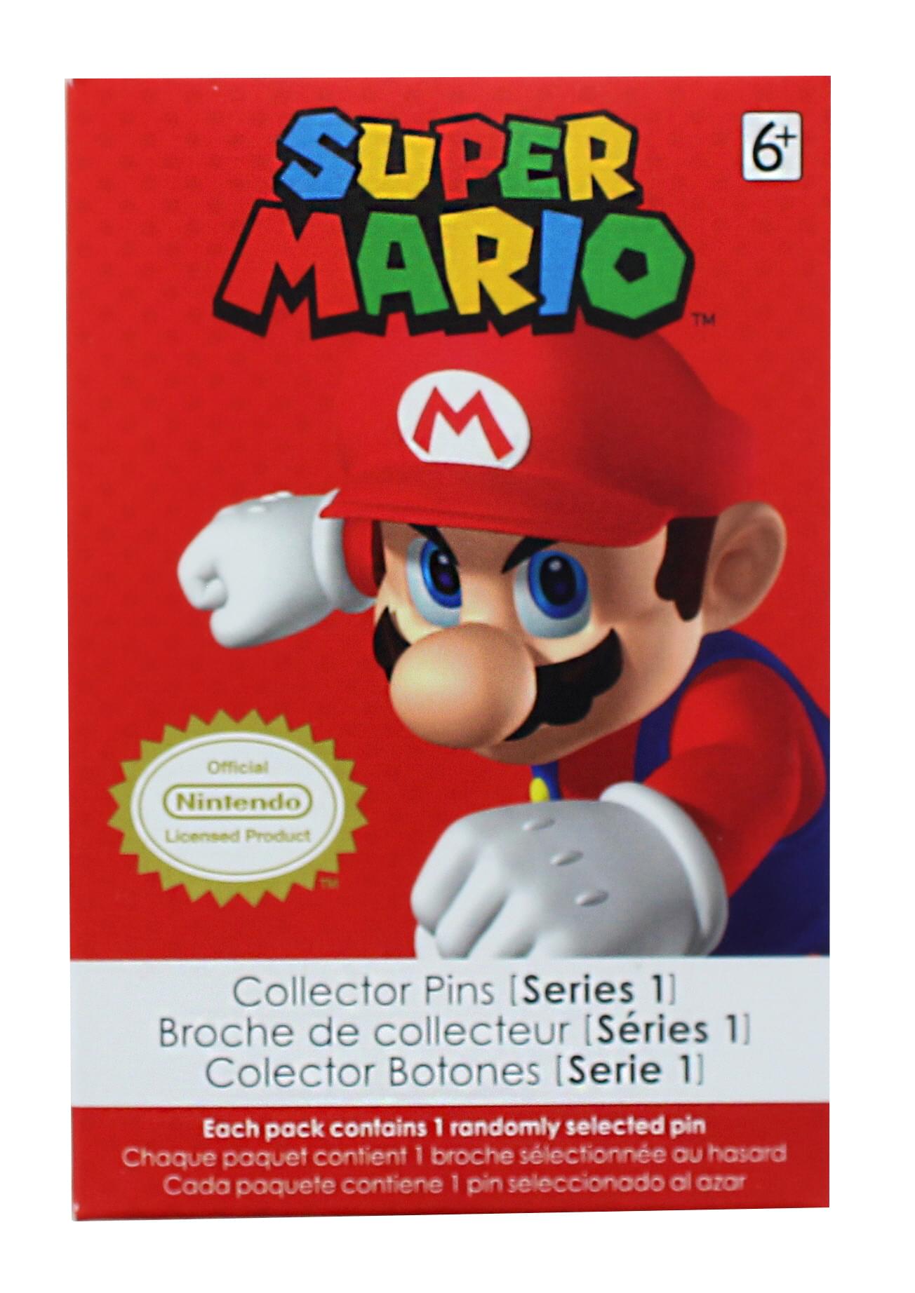 Super Mario Enamel Collector Pins Series 1 | One Random