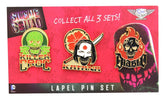 Suicide Squad Lapel Pin 3-Pack, Set 2