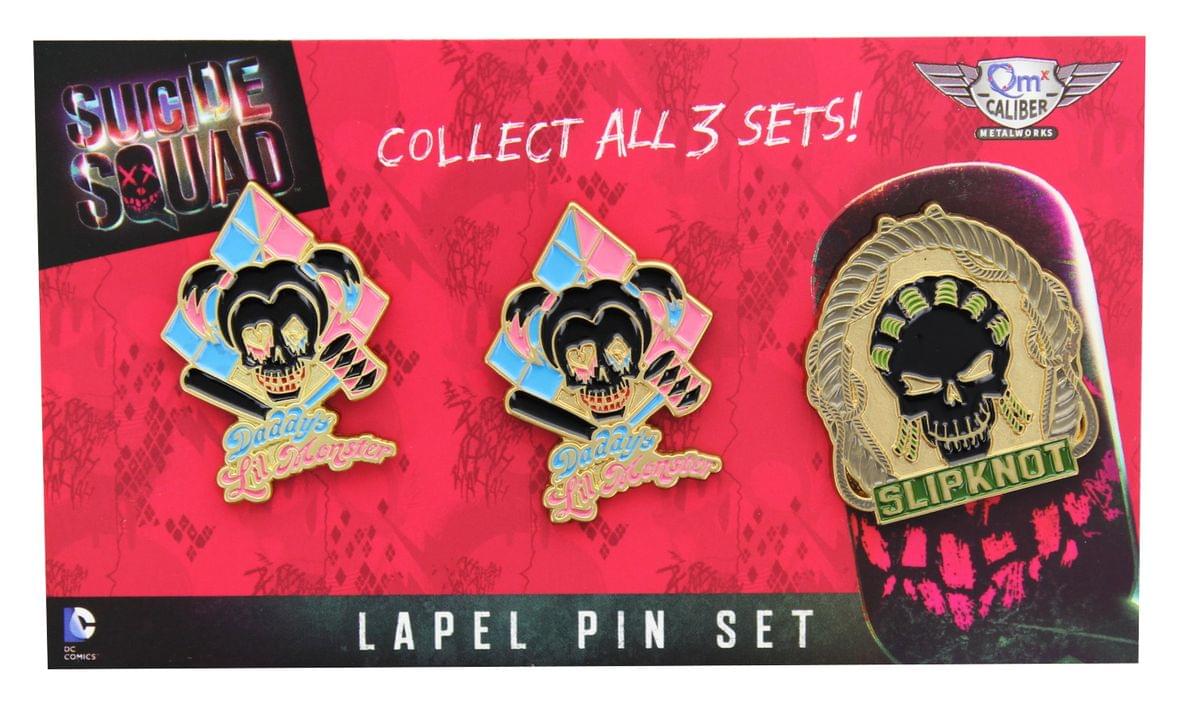 Suicide Squad Lapel Pin 3-Pack, Set 3