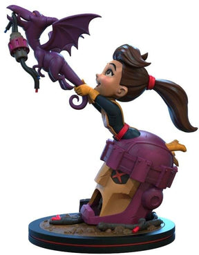 Marvel Kitty Pryde and Lockheed 5 Inch Q-Fig Elite Diorama