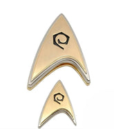 Star Trek Discovery Enterprise Operations Badge and Pin Set