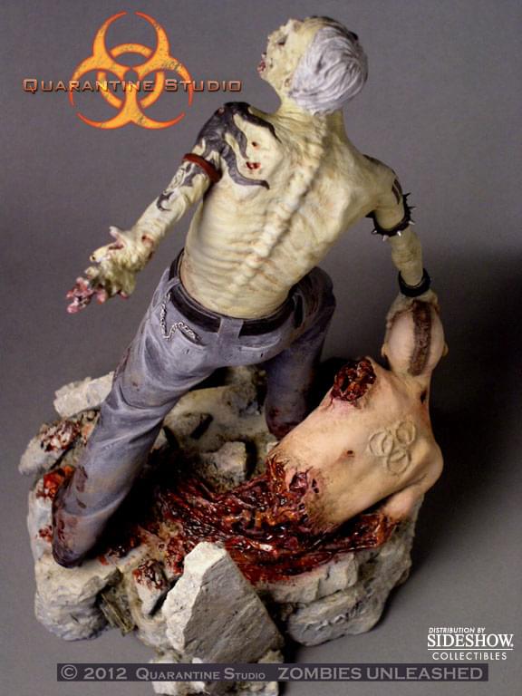 Zombies Unleashed Otto the Punk Statue