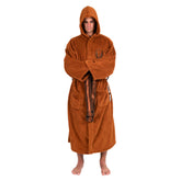 Star Wars Jedi Master Hooded Bathrobe for Men/Women | One Size Fits Most Adults