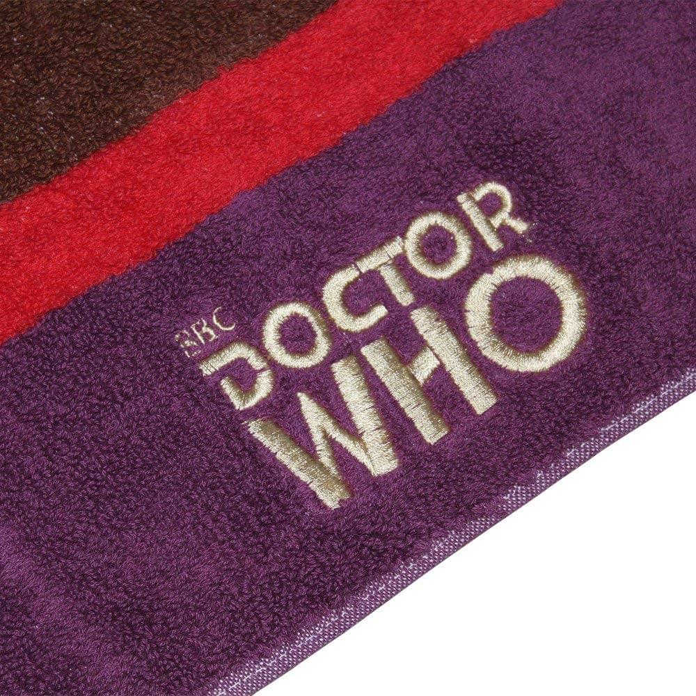 Doctor Who 4th Doctor Multi Color 28 x 55 Inch Cotton Towel