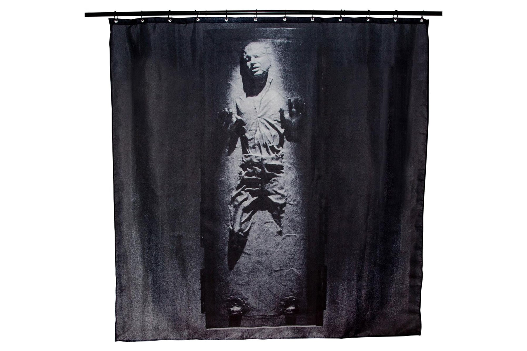 Star Wars Han Solo In Carbonite Shower Curtain | 71 x 71 Inches