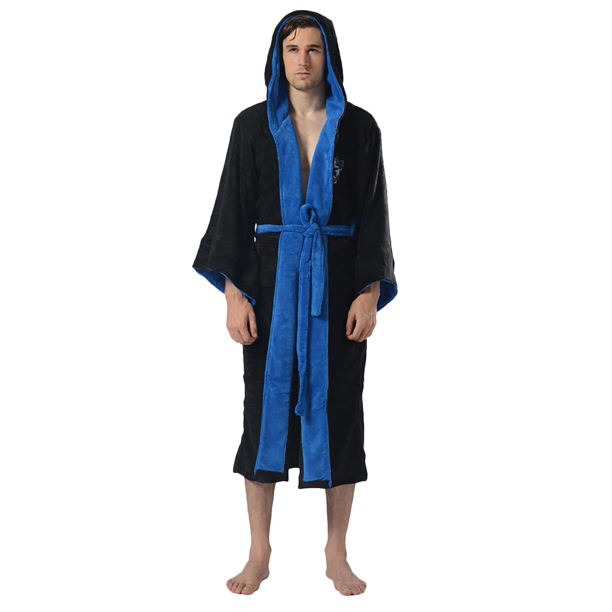 Harry Potter Ravenclaw Hooded Bathrobe for Adults | One Size Fits Most